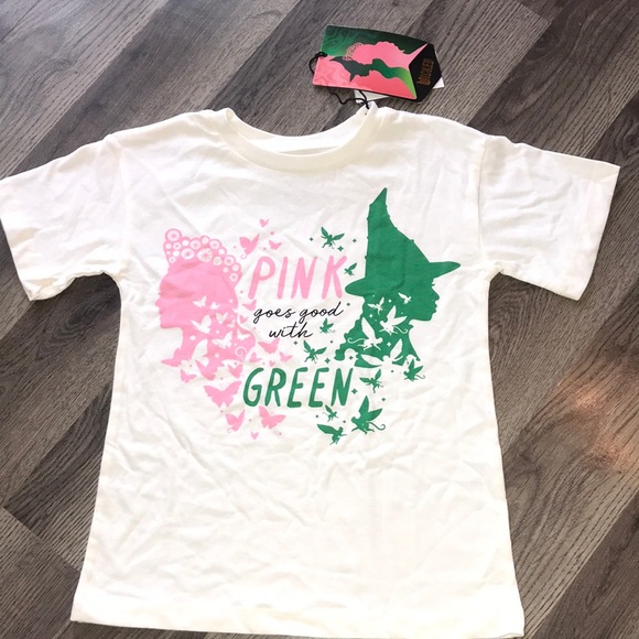 WICKED Other - WICKED Kids Graphic Tee - White with Pink and Green Graphic | NWT🐠